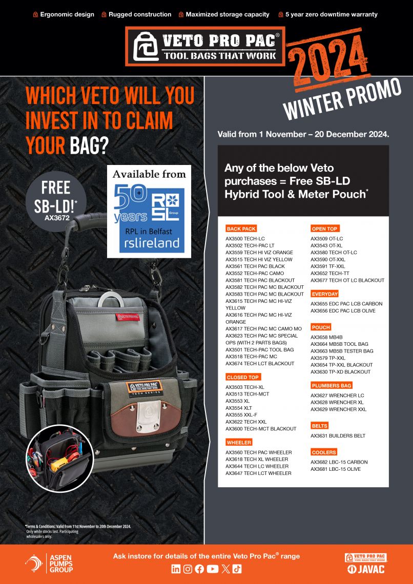The Veto Pro Pac Winter promotion is back!