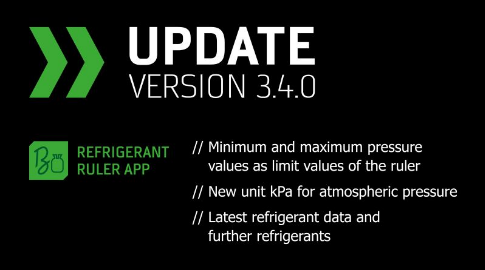 A new version of our BITZER Refrigerant Ruler is waiting for you