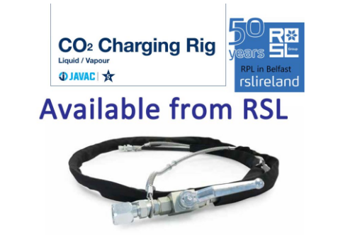CO2 liquid / vapour charging rig
