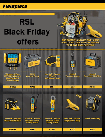Black Friday at RSL GROUP - Exclusive Fieldpiece & Veto Pro Pac Deals