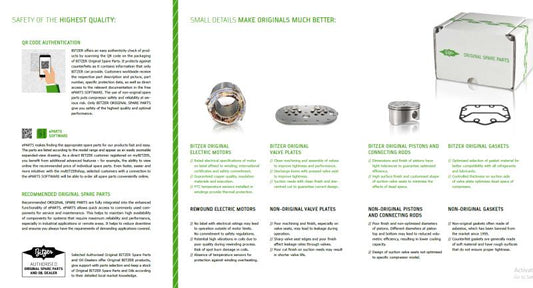 Genuine Bitzer Spare Parts Stocked at RSL Ireland