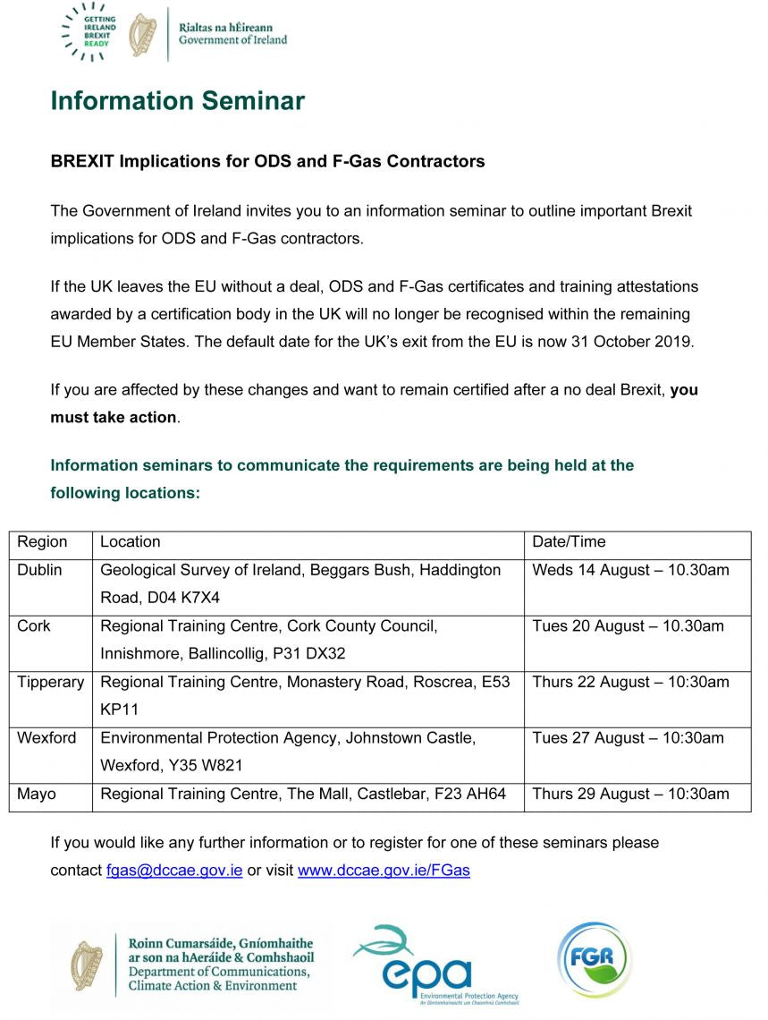 Navigating Brexit - Compliance for ODS and F-Gas Contractors