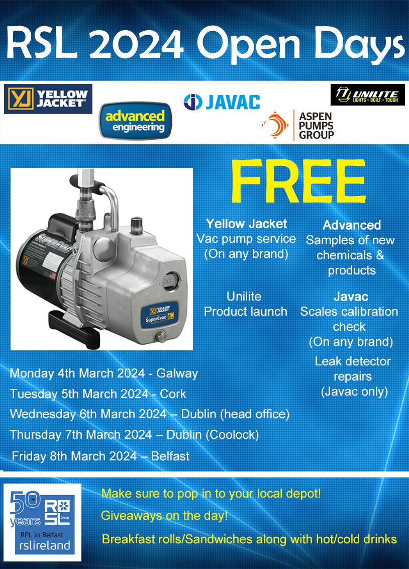 RSL Open Days 2024 - Free Vacuum Pump Servicing, Scale Calibration & Giveaways