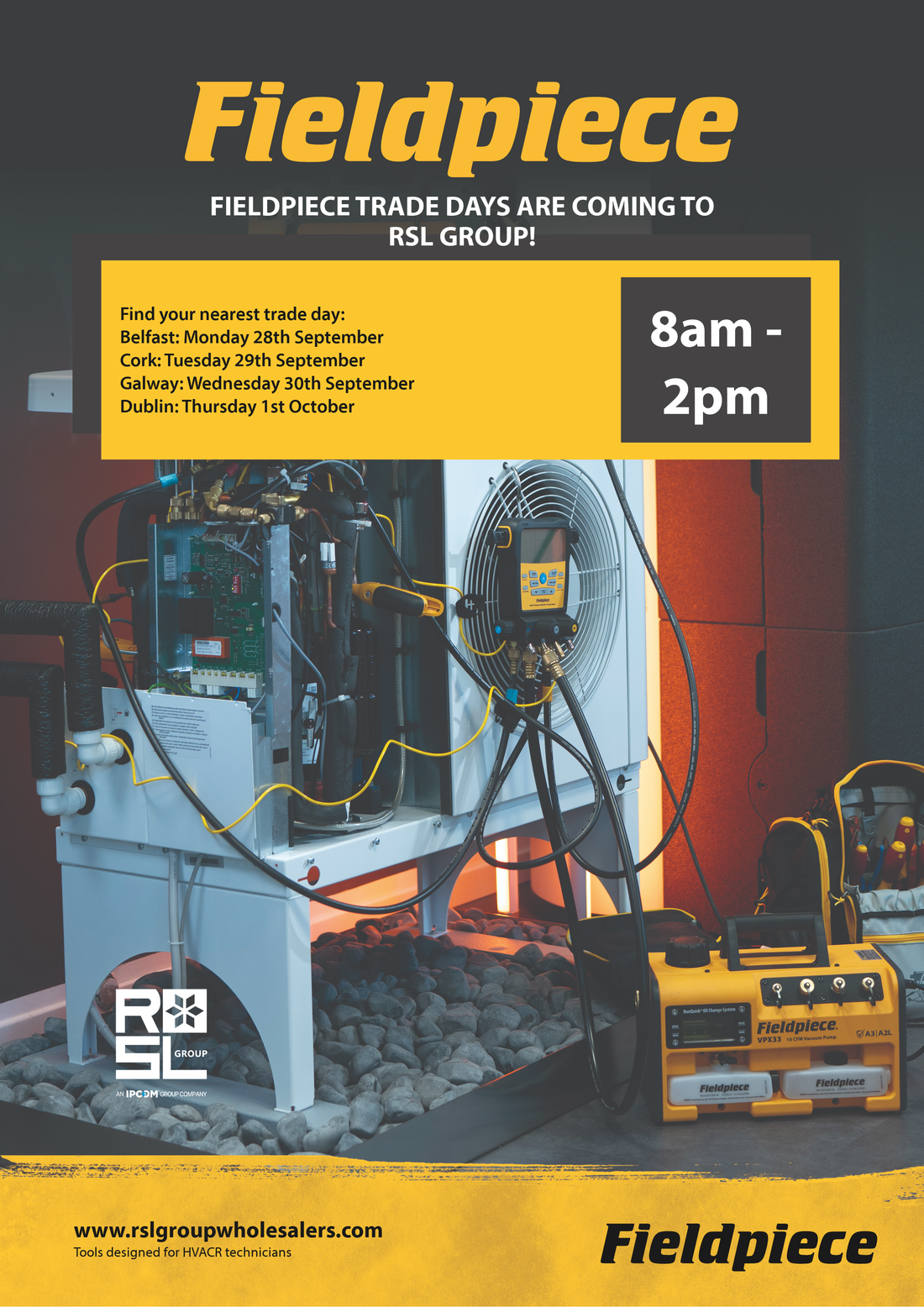 Fieldpiece Trade Days are coming to RSL GROUP!