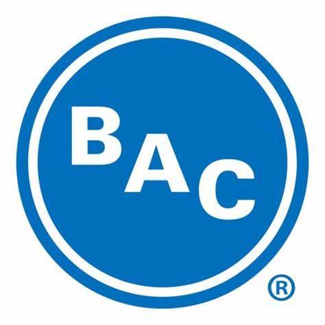 BAC Logo, blue with white text