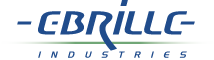 EBRILLE Industries logo featuring the brand name in blue and grey text on a white background.