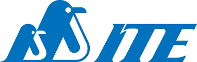 Blue stylized logo graphic with a bird-like emblem and the letters 'S' and 'ITE' on a white background.